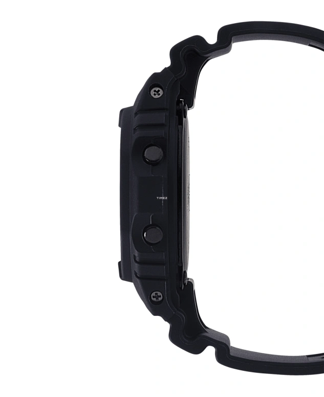 卡西欧,G-SHOCK 48.90x42.80毫米,48.90x42.80毫米,合成树脂,黑色,黄金色,石英,倒计时,计时,月历,星期历,矿物水晶,方形,DW5600NE,DW5600NE-1