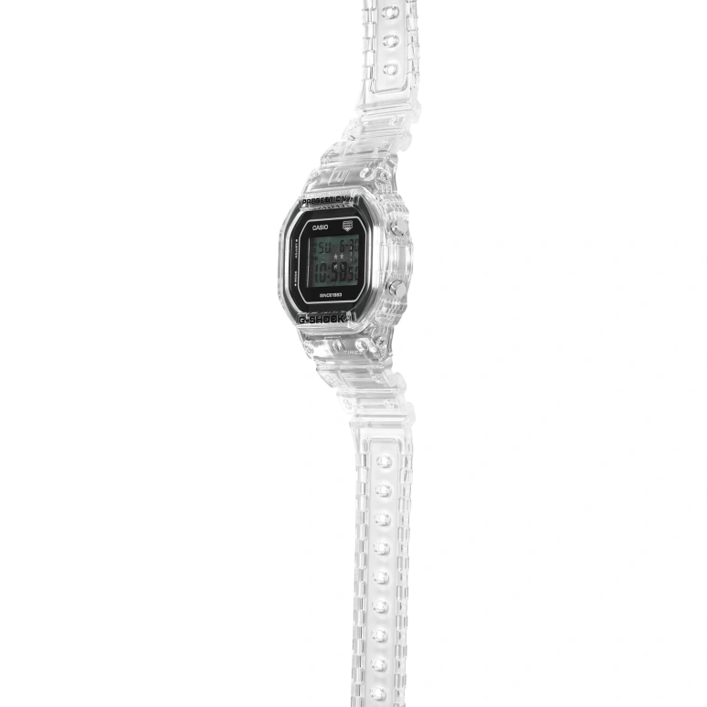 卡西欧,G-SHOCK 48.90毫米,48.90毫米,合成树脂,黑色,石英,倒计时,计时,月历,星期历,矿物水晶,方形,DW5040RX,DW5040RX-7