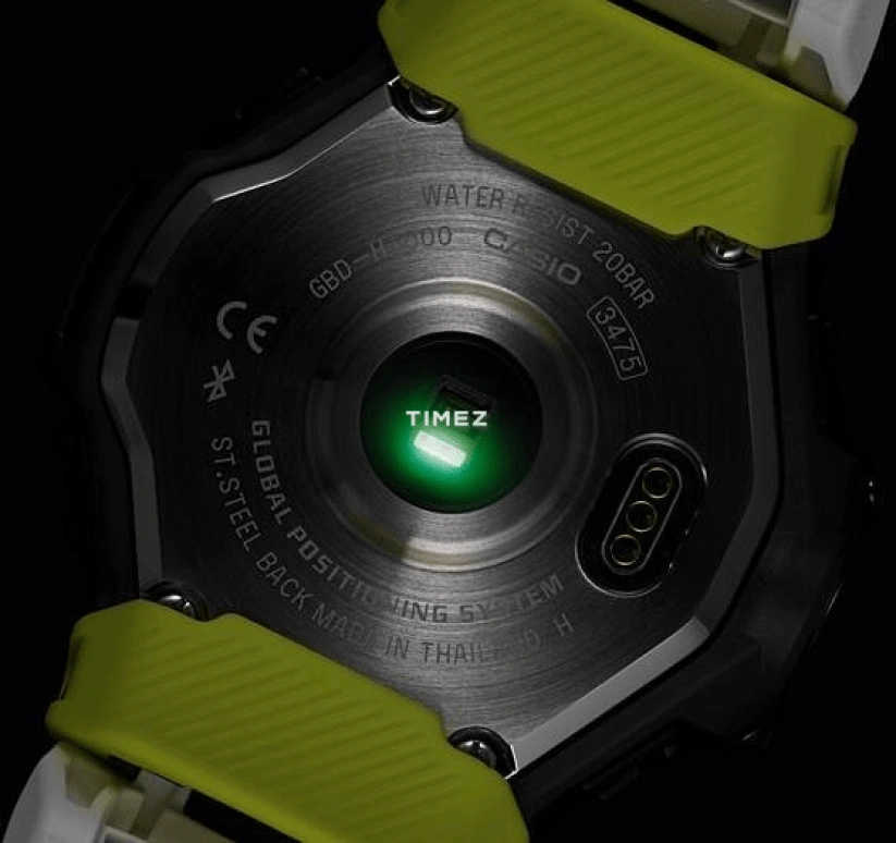 卡西欧,G-SHOCK 54.60x55毫米,54.60x55毫米,合成树脂,精钢,黑色,石英,倒计时,计时,月历,星期历,矿物水晶,圆形,GBDH1000,GBDH1000-1A7