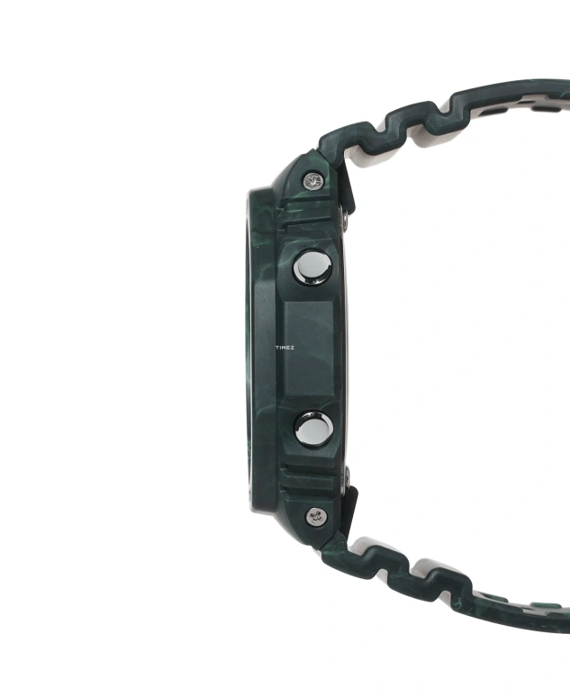 卡西欧,G-SHOCK 48.50x45.40毫米,48.50x45.40毫米,合成树脂,碳纤维,黑色,石英,倒计时,计时,月历,星期历,矿物水晶,圆形,GA2100FR,GA2100FR-3A