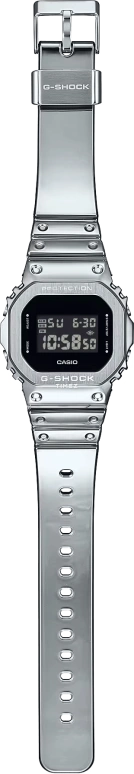 卡西欧,G-SHOCK 49.60x43.20毫米,49.60x43.20毫米,合成树脂,黑色,石英,倒计时,计时,月历,星期历,矿物水晶,方形,GM5600YM,GM5600YM-8