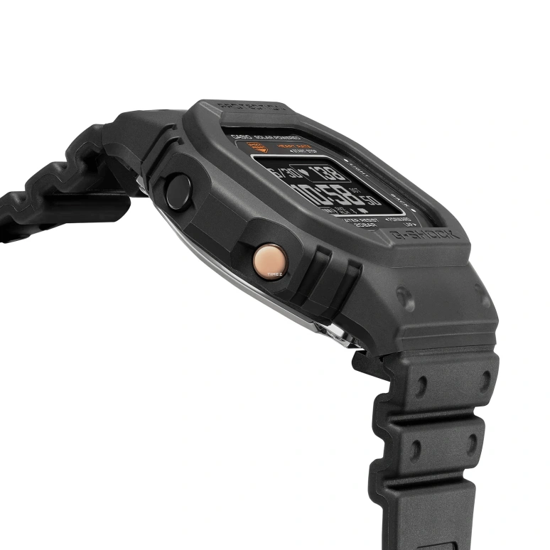 卡西欧,G-SHOCK 51.10x44.50毫米,51.10x44.50毫米,生物基,黑色,石英,计时,月相,月历,星期历,矿物水晶,方形,DW,DW-H5600-1