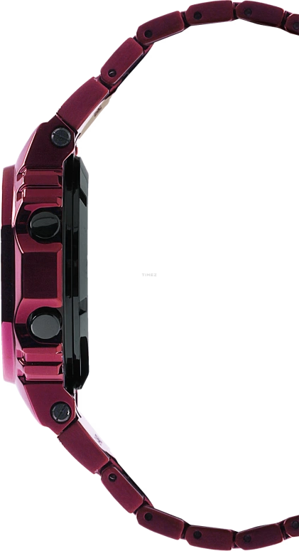 卡西欧,G-SHOCK 49.30x43.20毫米,49.30x43.20毫米,不锈钢,红色,石英,倒计时,计时,月历,星期历,矿物水晶,方形,GMWB5000RD,GMWB5000RD-4
