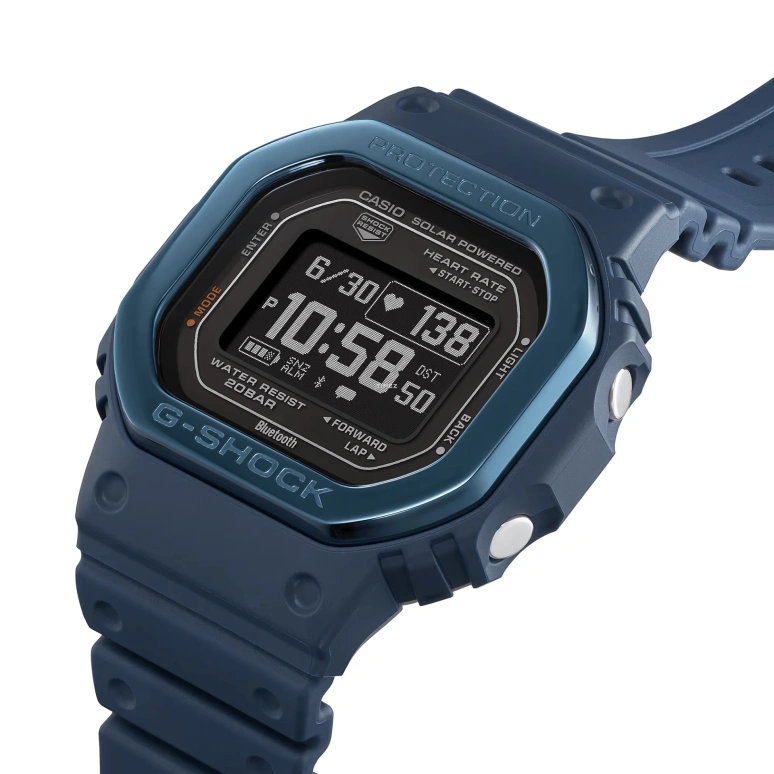 Casio,G-SHOCK 51.10x44.50mm,51.10x44.50mm,Bio-sourced,Black,Quartz,Chronograph,Moonphase,Month,Date,Hardlex,Square,DW,DW-H5600MB-2