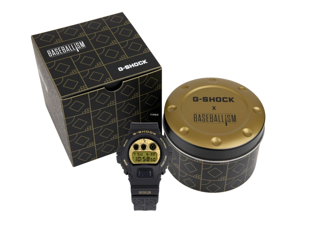 卡西欧,G-SHOCK 50毫米,50毫米,合成树脂,黄色,石英,倒计时,计时,月历,星期历,矿物水晶,圆形,DW6900BI24,DW6900BI24-1
