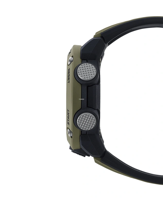 卡西欧,G-SHOCK 51.20x47毫米,51.20x47毫米,合成树脂,碳纤维,黑色,石英,倒计时,计时,月历,星期历,矿物水晶,圆形,GA2000,GA2000-5A