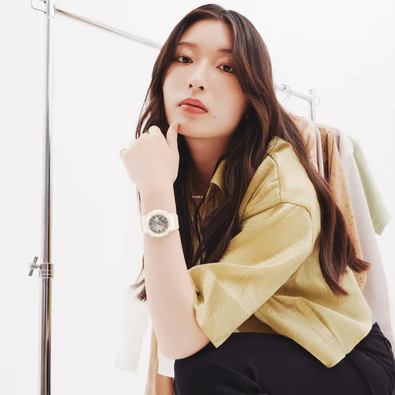 卡西欧,G-SHOCK 40.20毫米,40.20毫米,生物基,合成树脂,白色,石英,倒计时,计时,月历,星期历,矿物水晶,八角形,GMAP2100ST7A