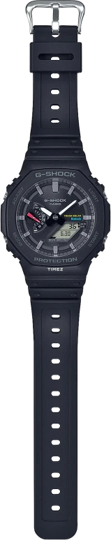 Casio,G-SHOCK 45.40mm,45.40mm,Carbon,Resin,Black,Quartz,Countdown,Chronograph,Month,Date,Plexi,Octagon,GAB2100,GAB2100-1A