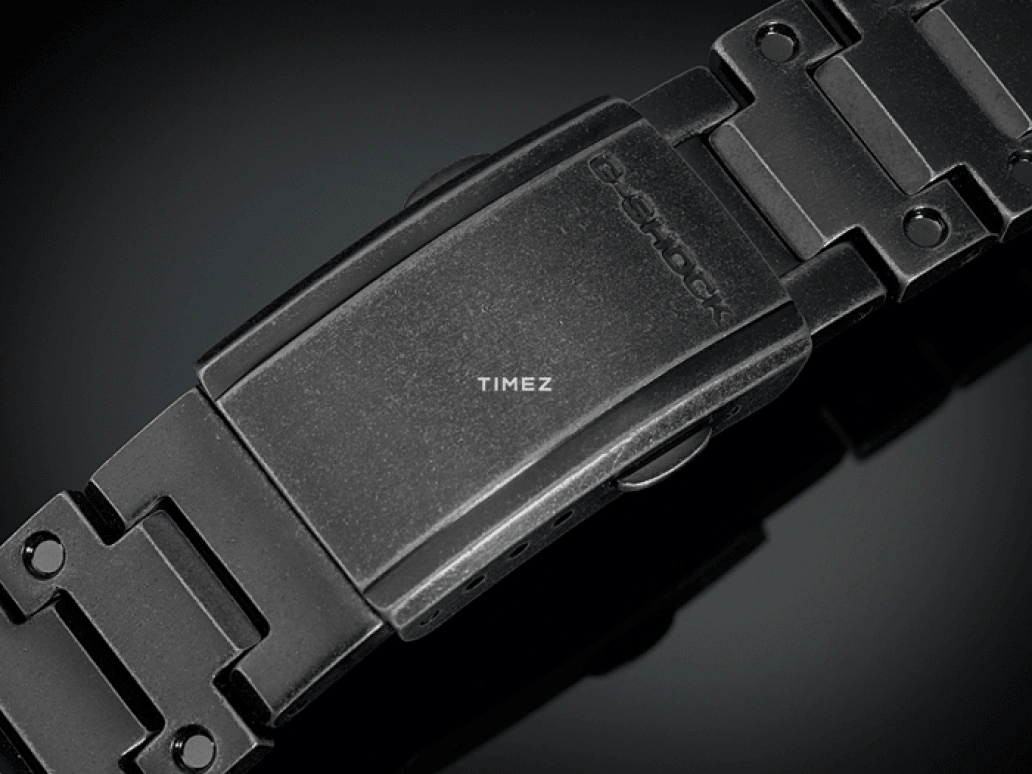 卡西欧,G-SHOCK 49.30x43.20毫米,49.30x43.20毫米,不锈钢,黑色,石英,倒计时,计时,万年历,月历,方形,GMW,GMW-B5000V-1