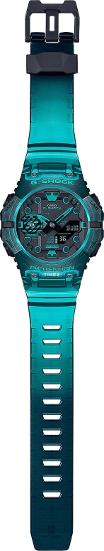 卡西欧,G-SHOCK 42.50x46毫米,42.50x46毫米,合成树脂,碳纤维,黑色,石英,倒计时,计时,星期历,日历,矿物水晶,圆形,GAB001G,GAB001G-2A