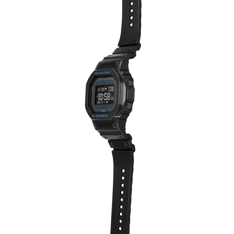 Casio,G-SHOCK 51.10x44.50mm,51.10x44.50mm,Bio-sourced,Black,Quartz,Chronograph,Moonphase,Month,Date,Hardlex,Square,DW,DW-H5600-1A2