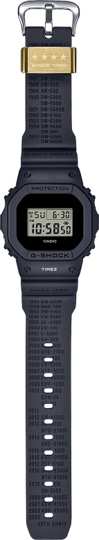 卡西欧,G-SHOCK 48.90x43.80毫米,48.90x43.80毫米,生物基,合成树脂,黑色,石英,倒计时,计时,月历,星期历,矿物水晶,方形,DWE5657RE,DWE5657RE-1