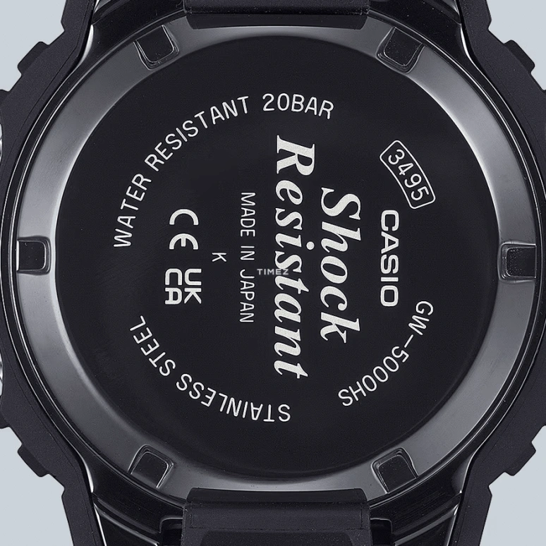 卡西欧,G-SHOCK 48.90x42.80毫米,48.90x42.80毫米,不锈钢,黑色,灰色,石英,倒计时,计时,月历,星期历,矿物水晶,方形,GW5000HS,GW5000HS-7