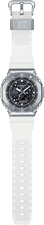 Casio,G-SHOCK 49.30x44.40mm,49.30x44.40mm,Resin,Stainless Steel,Black,Quartz,Foudroyante,Countdown,Month,Date,Hardlex,Glass,Octagon,GM2100TTTR,GM2100TTTR-8A