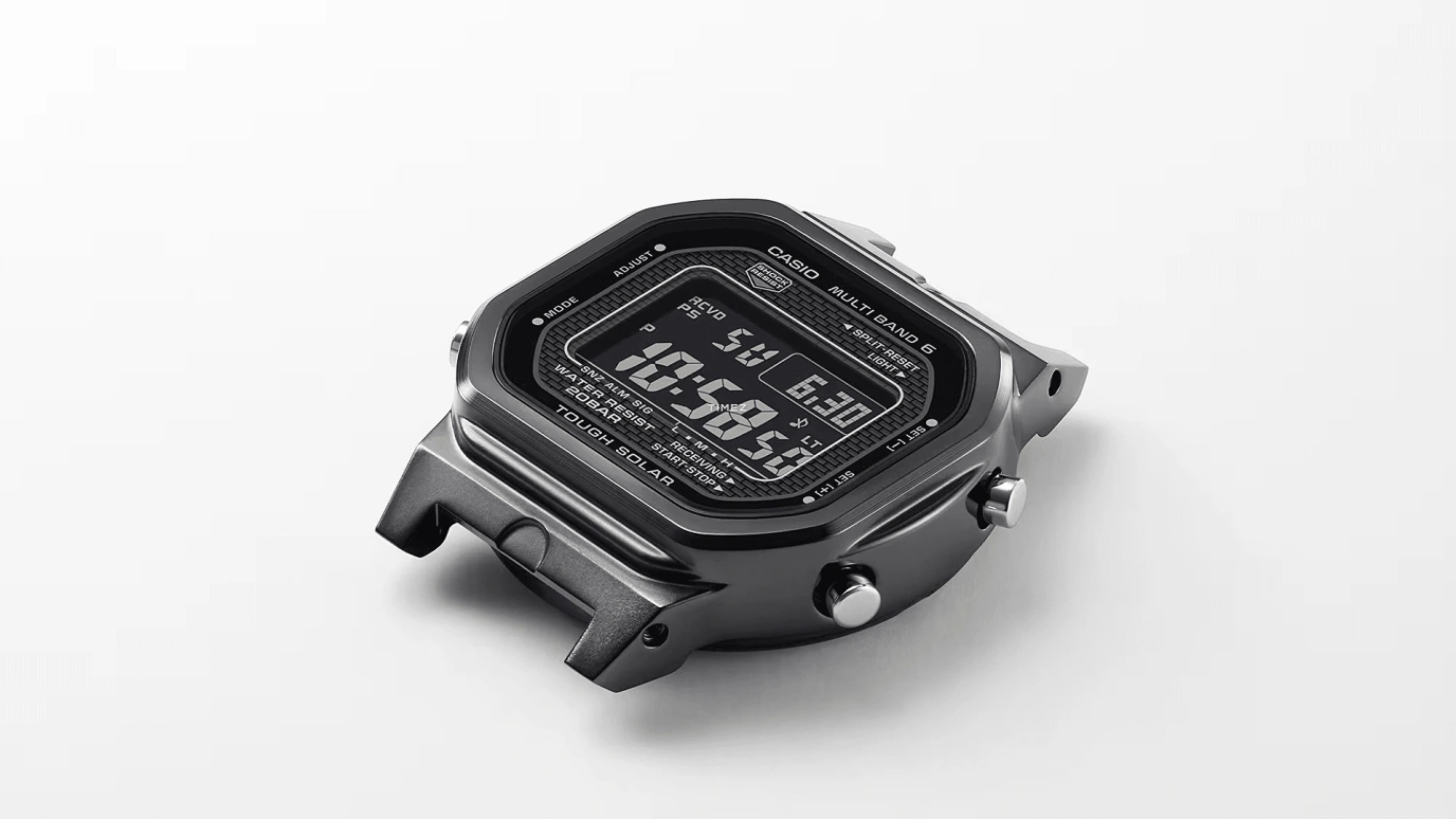 卡西欧,G-SHOCK 48.90x42.80毫米,48.90x42.80毫米,不锈钢,黑色,灰色,石英,倒计时,计时,月历,星期历,矿物水晶,方形,GW5000HS,GW5000HS-7