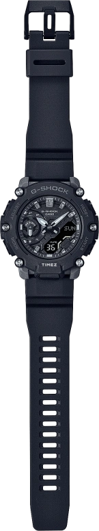 卡西欧,G-SHOCK 45.70毫米,45.70毫米,合成树脂,黑色,石英,倒计时,计时,月历,星期历,矿物水晶,圆形,GMAS2200,GMAS2200-1A