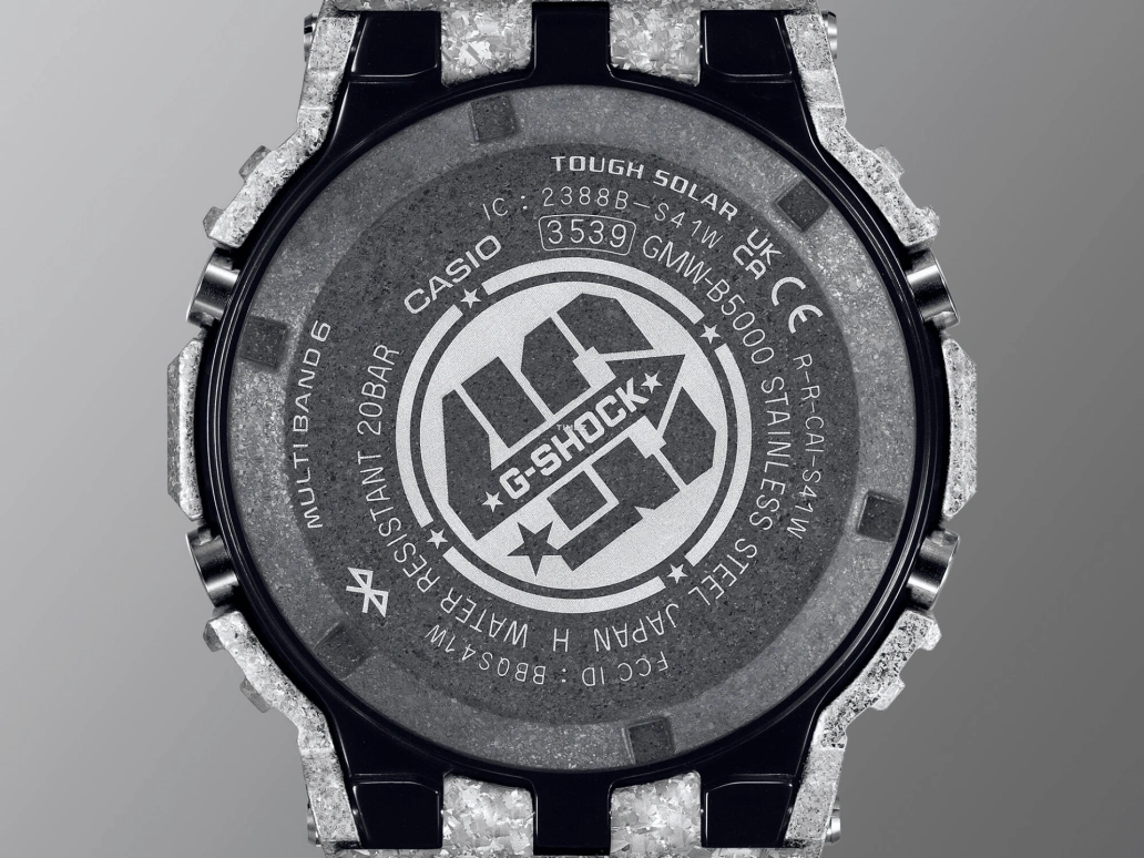 卡西欧,G-SHOCK 49.30x43.20毫米,49.30x43.20毫米,不锈钢,黑色,石英,倒计时,计时,万年历,月历,矿物水晶,方形,GMW,GMW-B5000PS-1