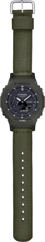 卡西欧,G-SHOCK 48.50x45.40毫米,48.50x45.40毫米,碳纤维,黑色,石英,倒计时,计时,月历,星期历,矿物水晶,八角形,GAE2100GC,GAE2100GC-7A