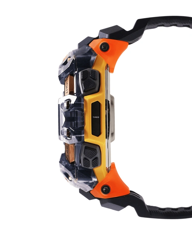 卡西欧,G-SHOCK 55毫米,55毫米,合成树脂,黑色,处理器,倒计时,计时,月历,星期历,矿物水晶,圆形,GBDH1000,GBDH1000-1A4