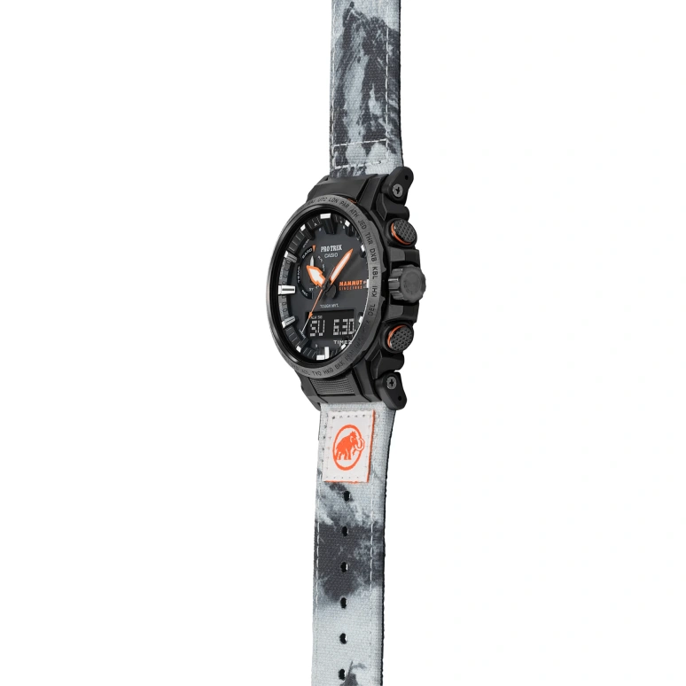卡西欧,PROTREK 51x47.40毫米,51x47.40毫米,不锈钢,黑色,石英,倒计时,计时,月历,星期历,矿物水晶,圆形,PRW61MA,PRW61MA-1A