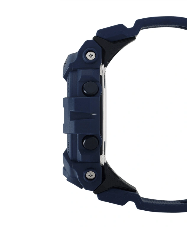 卡西欧,G-SHOCK 48.60毫米,48.60毫米,合成树脂,蓝色,石英,倒计时,计时,月历,星期历,矿物水晶,圆形,GBA800,GBA800-2A
