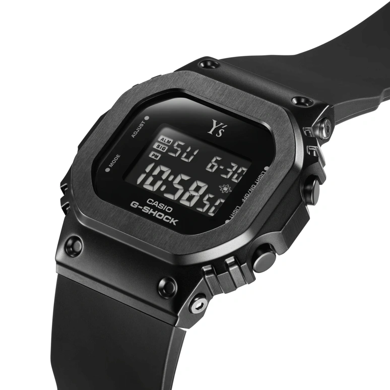 卡西欧,G-SHOCK 43.80x38.40毫米,43.80x38.40毫米,合成树脂,黑色,石英,倒计时,计时,月历,星期历,矿物水晶,方形,GMS5600YS,GMS5600YS-1