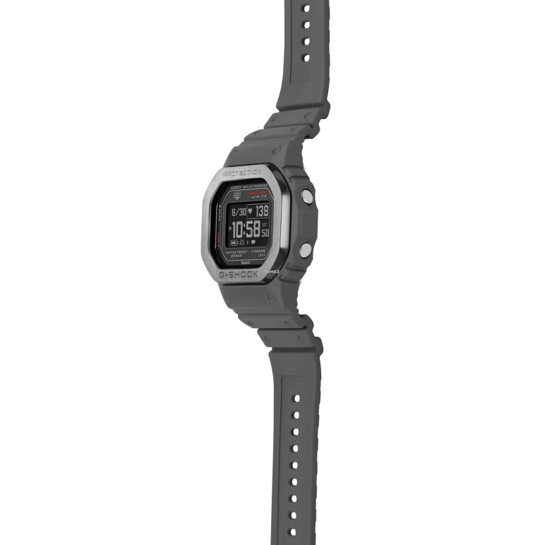 卡西欧,G-SHOCK 51.10x44.50毫米,51.10x44.50毫米,生物基,黑色,石英,计时,月相,月历,星期历,矿物水晶,方形,DW,DW-H5600MB-8