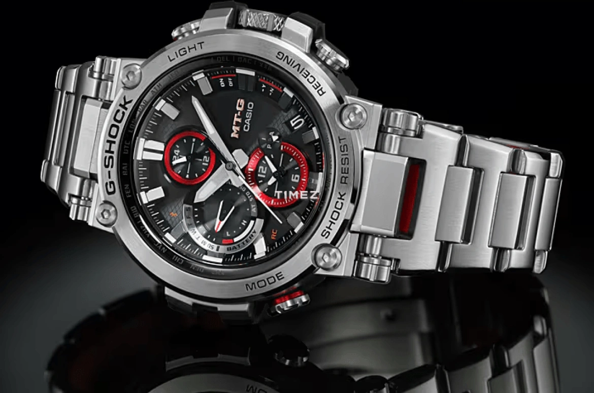 卡西欧,G-SHOCK 55.80x51.70毫米,55.80x51.70毫米,合成树脂,黑色,石英,倒计时,计时,星期历,日历,蓝宝石,水晶玻璃,圆形,MTGB1000D,MTGB1000D-1A