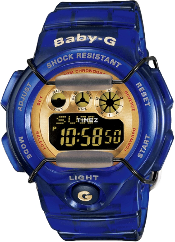 卡西欧,BABY-G 45.20毫米,45.20毫米,不锈钢,黑色,石英,BG,BG-1005A-2