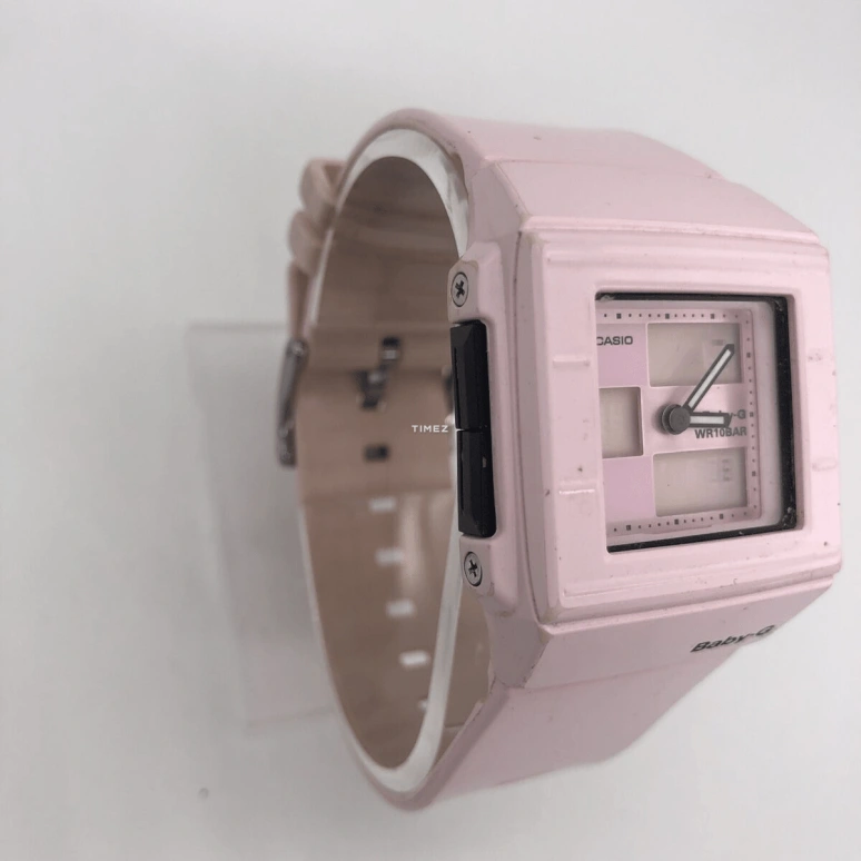 卡西欧,BABY-G 36毫米,36毫米,亚克力,塑料,粉色,石英,BGA,BGA-200-4E2