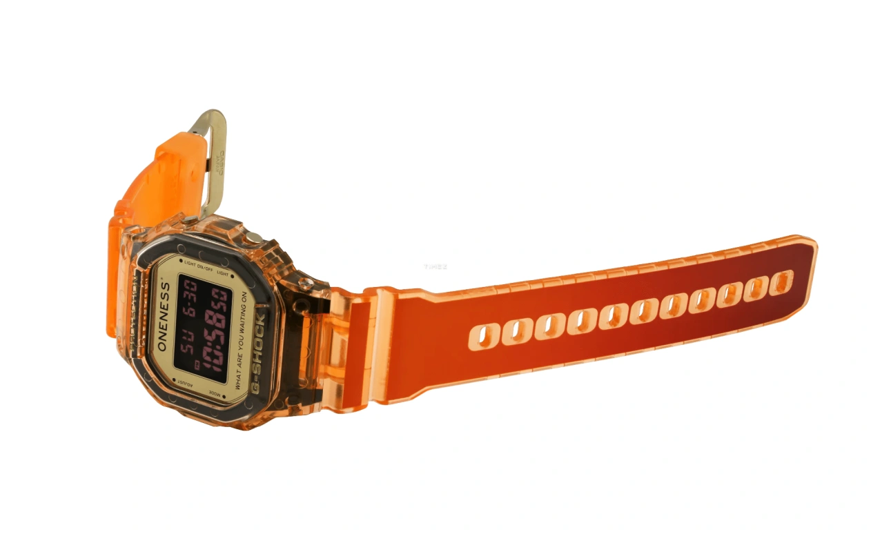 卡西欧,G-SHOCK 48.90x43.80毫米,48.90x43.80毫米,合成树脂,黄色,黑色,石英,倒计时,计时,月历,星期历,矿物水晶,方形,DW5600ONS23,DW5600ONS23-4