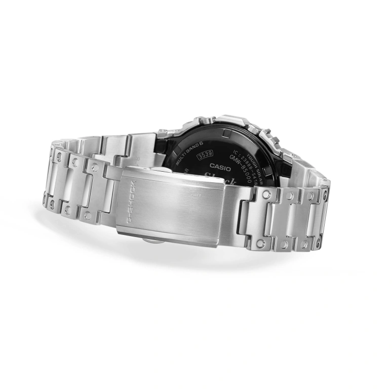 卡西欧,G-SHOCK 49.30x43.20毫米,49.30x43.20毫米,不锈钢,灰色,石英,倒计时,计时,月历,星期历,玻璃,方形,GMW,GMW-B5000D-3