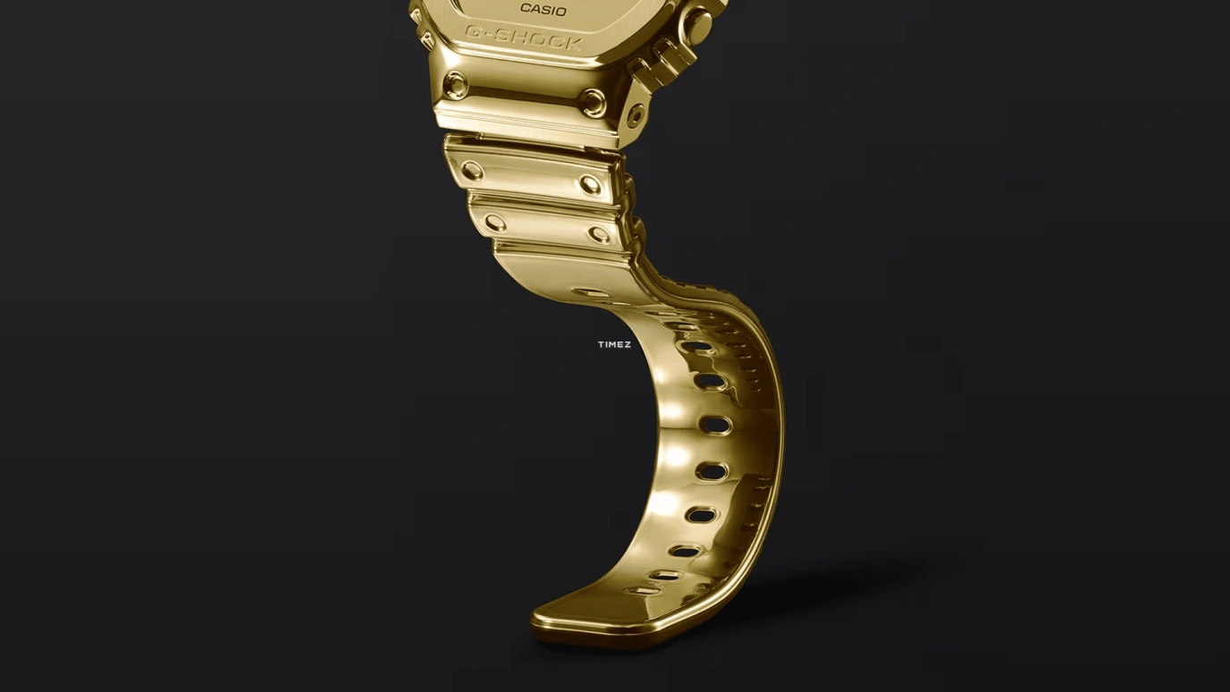 卡西欧,G-STEEL 44.40毫米,44.40毫米,不锈钢,合成树脂,黄金色,石英,倒计时,计时,月历,星期历,矿物水晶,八角形,GM2100YMG9A9