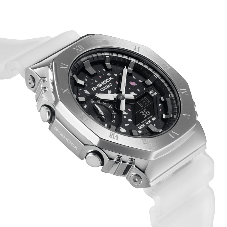 Casio,G-SHOCK 49.30x44.40mm,49.30x44.40mm,Resin,Stainless Steel,Black,Quartz,Foudroyante,Countdown,Month,Date,Hardlex,Glass,Octagon,GM2100TTTR,GM2100TTTR-8A