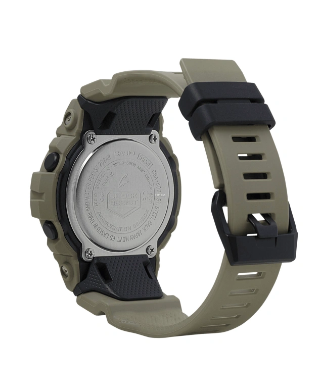 卡西欧,G-SHOCK 48.60毫米,48.60毫米,合成树脂,灰色,石英,倒计时,计时,月历,星期历,矿物水晶,圆形,GBA800UC,GBA800UC-5A