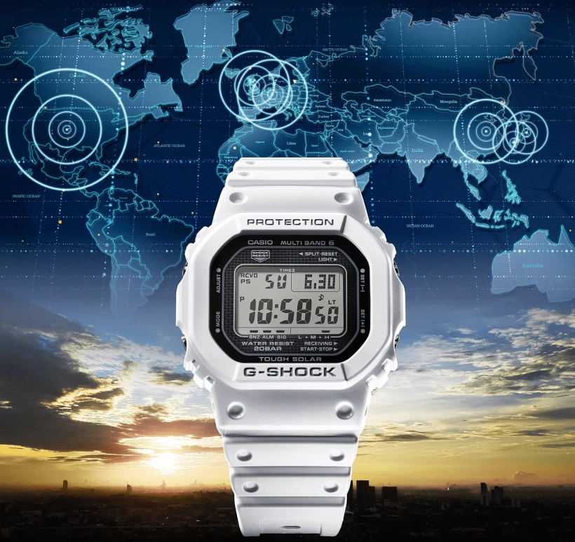 卡西欧,G-SHOCK 48.90x42.80毫米,48.90x42.80毫米,不锈钢,黑色,灰色,石英,倒计时,计时,月历,星期历,矿物水晶,方形,GW5000HS,GW5000HS-7