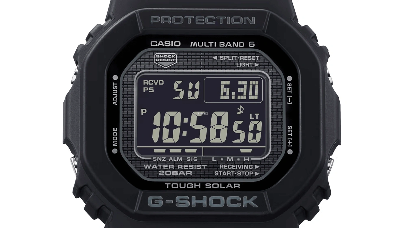 卡西欧,G-SHOCK 48.90x42.80毫米,48.90x42.80毫米,不锈钢,黑色,石英,倒计时,计时,月历,星期历,矿物水晶,方形,GW5000HS,GW5000HS-1