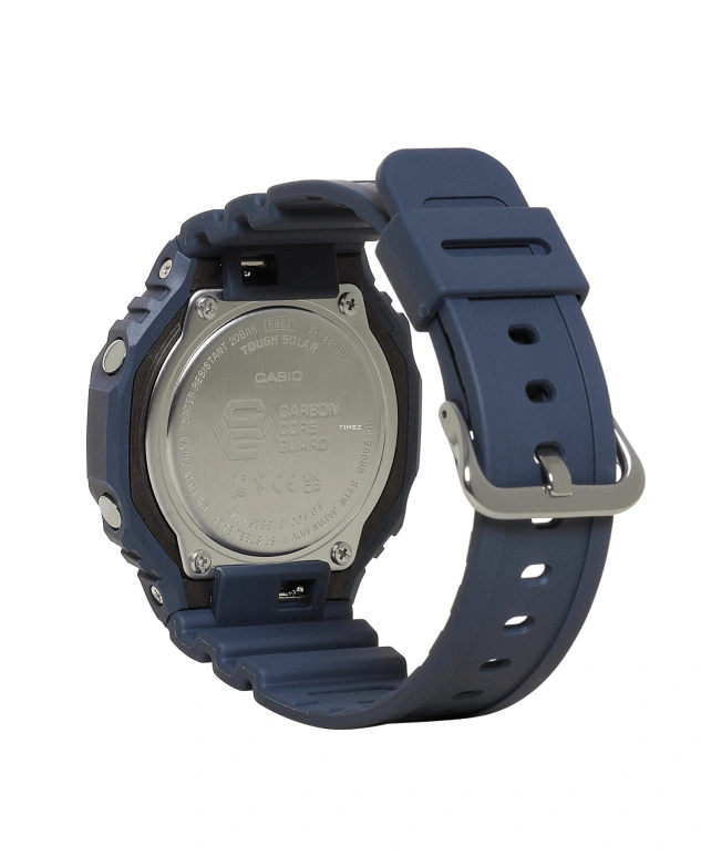 卡西欧,G-SHOCK 48.50x45.40毫米,48.50x45.40毫米,合成树脂,碳纤维,黑色,石英,倒计时,计时,月历,星期历,矿物水晶,圆形,GAB2100,GAB2100-2A