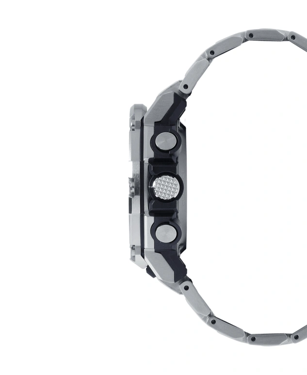 卡西欧,G-SHOCK 51x50.30毫米,51x50.30毫米,合成树脂,精钢,黑色,石英,倒计时,计时,月历,星期历,矿物水晶,圆形,GSTB300SD,GSTB300SD-1A