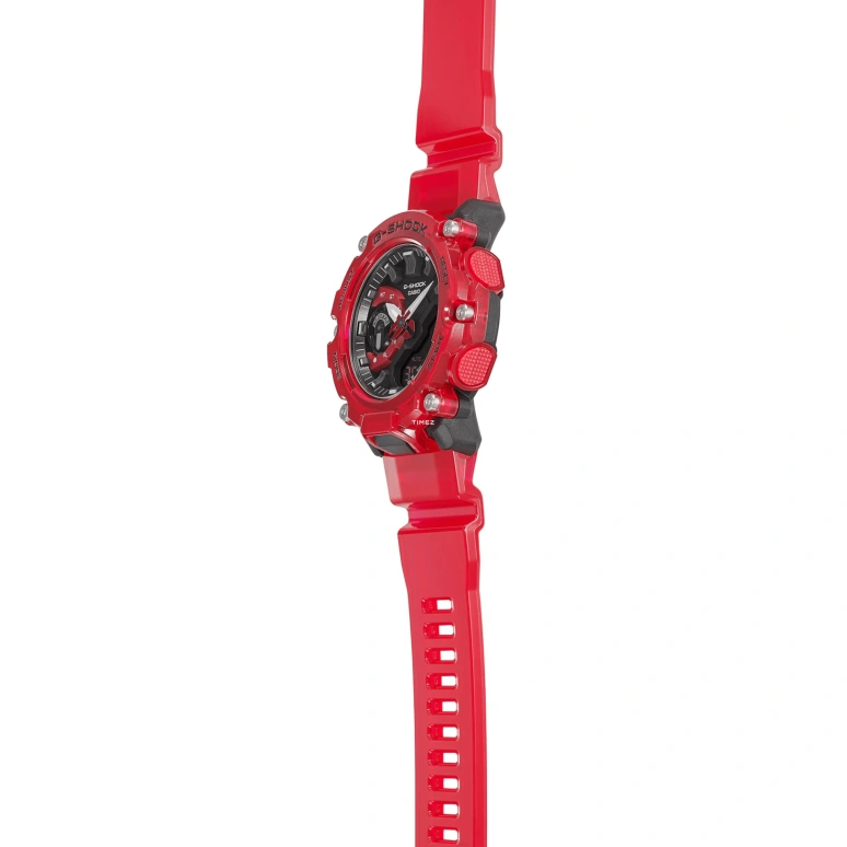 卡西欧,G-SHOCK 50.80x47.10毫米,50.80x47.10毫米,合成树脂,黑色,石英,倒计时,计时,月历,星期历,矿物水晶,圆形,GA2200SKL,GA2200SKL-4A