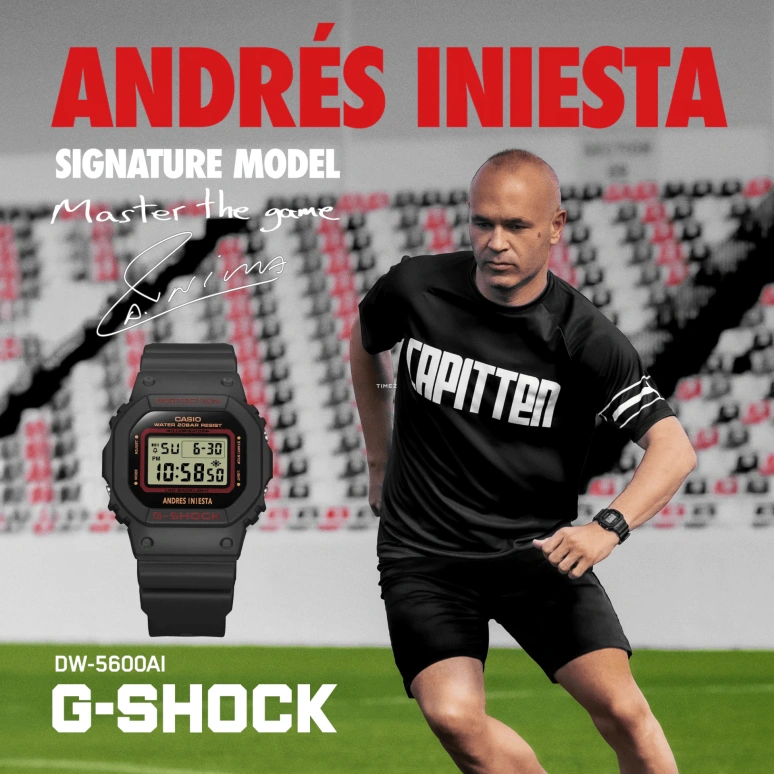 卡西欧,G-SHOCK 48.90x42.80毫米,48.90x42.80毫米,生物基,合成树脂,黑色,石英,倒计时,计时,月历,星期历,矿物水晶,方形,DW5600AI,DW5600AI-1