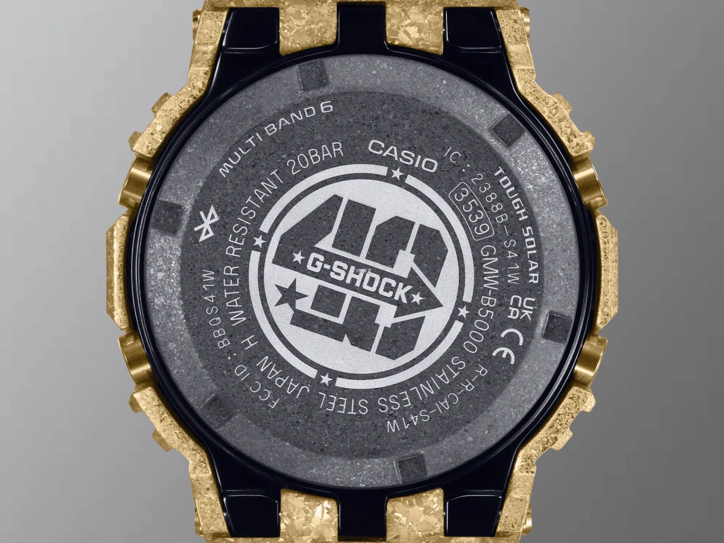 卡西欧,G-SHOCK 49.30x43.20毫米,49.30x43.20毫米,不锈钢,灰色,石英,倒计时,计时,万年历,月历,矿物水晶,方形,GMW,GMW-B5000PG-9