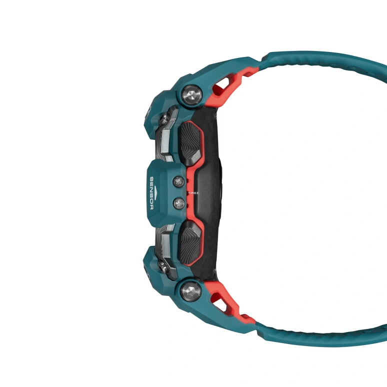 卡西欧,G-SHOCK 59.60x52.60毫米,59.60x52.60毫米,生物基,合成树脂,黑色,石英,倒计时,计时,月历,星期历,矿物水晶,圆形,GBDH2000,GBDH2000-2