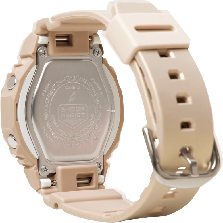 卡西欧,G-SHOCK 40.20毫米,40.20毫米,生物基,合成树脂,棕色,石英,倒计时,计时,月历,星期历,矿物水晶,八角形,GMAP2100ST9A