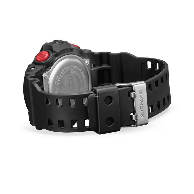 卡西欧,G-SHOCK 53.40毫米,53.40毫米,合成树脂,黑色,红色,石英,倒计时,计时,月历,星期历,矿物水晶,圆形,GA700BNR,GA700BNR-1A