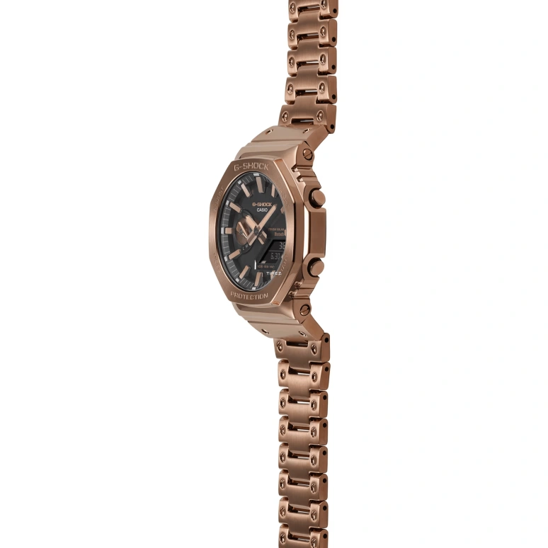 卡西欧,G-SHOCK 49.80x44.40毫米,49.80x44.40毫米,不锈钢,黑色,石英,倒计时,计时,月历,星期历,矿物水晶,八角形,GMB2100GD,GMB2100GD-5A
