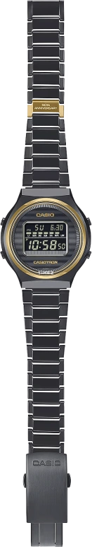 卡西欧,CASIOTRON 42.70x39.10毫米,42.70x39.10毫米,不锈钢,黑色,石英,倒计时,计时,月历,星期历,矿物水晶,圆形,TRN50ZE,TRN50ZE-1A
