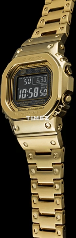 卡西欧,G-SHOCK 49.30x43.20毫米,49.30x43.20毫米,不锈钢,黑色,石英,倒计时,计时,万年历,月历,矿物水晶,方形,GMW,GMW-B5000GD-9