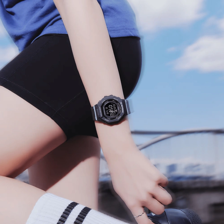 卡西欧,G-SHOCK 43.80毫米,43.80毫米,生物基,合成树脂,黑色,石英,倒计时,计时,年历,月历,矿物水晶,八角形,GMDB300,GMDB300-1