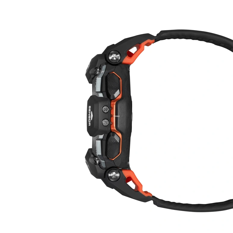 卡西欧,G-SHOCK 52.60毫米,52.60毫米,生物基,合成树脂,黑色,处理器,倒计时,计时,月历,星期历,矿物水晶,圆形,GBDH2000,GBDH2000-1A